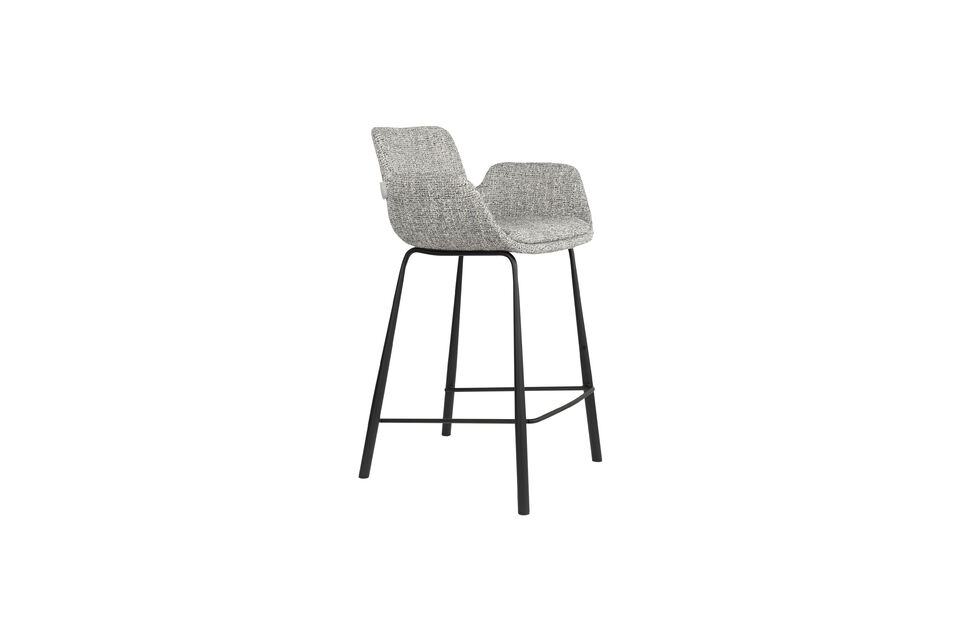 Sgabello da bancone Brit Grey Zuiver