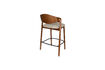 Miniatura Sgabello da bancone in legno di faggio color noce Babington 4