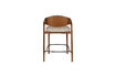 Miniatura Sgabello da bancone in legno di faggio color noce Babington 5