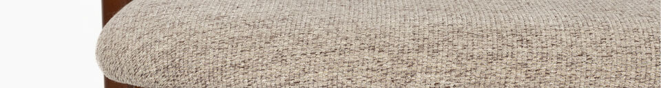 Materiali prima di tutto Sgabello da bancone in legno di faggio color noce Babington