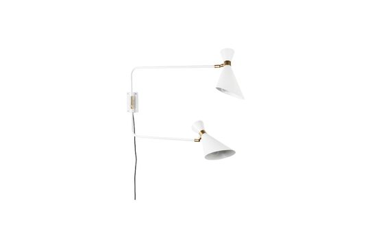 Guarda il profilo del prodotto shady lampada da parete doppia in bianco Shady lampada da parete doppia in bianco