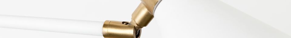 Material Details Shady white double wall lamp