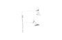 Miniature Shady white double wall lamp Clipped