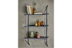 Miniature Shelf 90 cm black iron Sindre 2