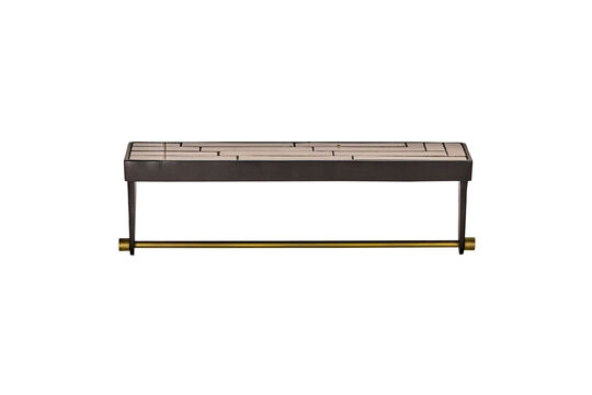 Shelf with Towel Rail 45 cm Ceramic Sand HDTowel Clipped