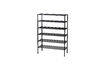 Miniature Shoe rack set of 3 black metal FERRO 1