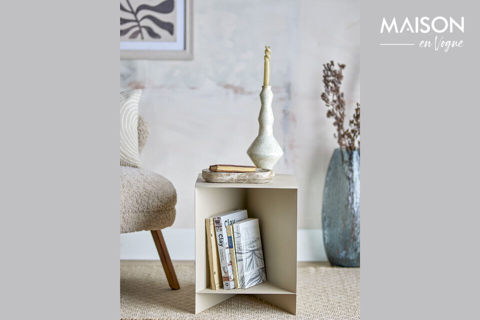 The table works both as a Side Table and practical storage with space under the tabletop - ideal in