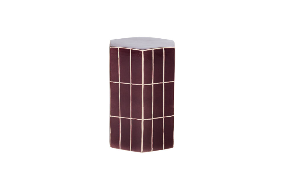 This side table fits perfectly next to your sofa