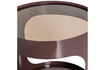 Miniature Side table 45x37 cm metal and glass brown Sero 7