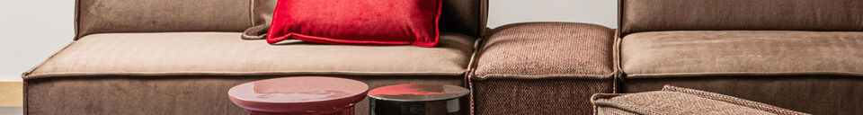 Material Details Side table 50x40 cm High gloss red/pink Orivo