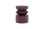 Miniature Side Table 50x40 cm MDF Purple/Brown Auren Clipped