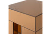 Miniature Side table 50x45 cm brown mirror glass MIRROX 5