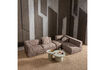 Miniature Side Table 51x40 cm Glossy Sand MDF VELUNA 2