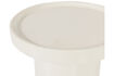 Miniature Side Table 51x40 cm Glossy Sand MDF VELUNA 4