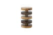 Miniature Side Table D25xH45 cm in Brown Mango Wood FSC®100% Franka 1