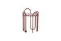 Miniature Side Table D30xH46 cm Red Metal Whimsica Clipped