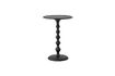 Miniature Side table D38 cm in black aluminum Anka 1