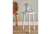 Miniature Side Table D41xH53 cm in Blue Firwood Salino 2