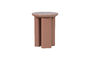 Miniature Side Table High Gloss MDF Old Pink ORIVO Clipped