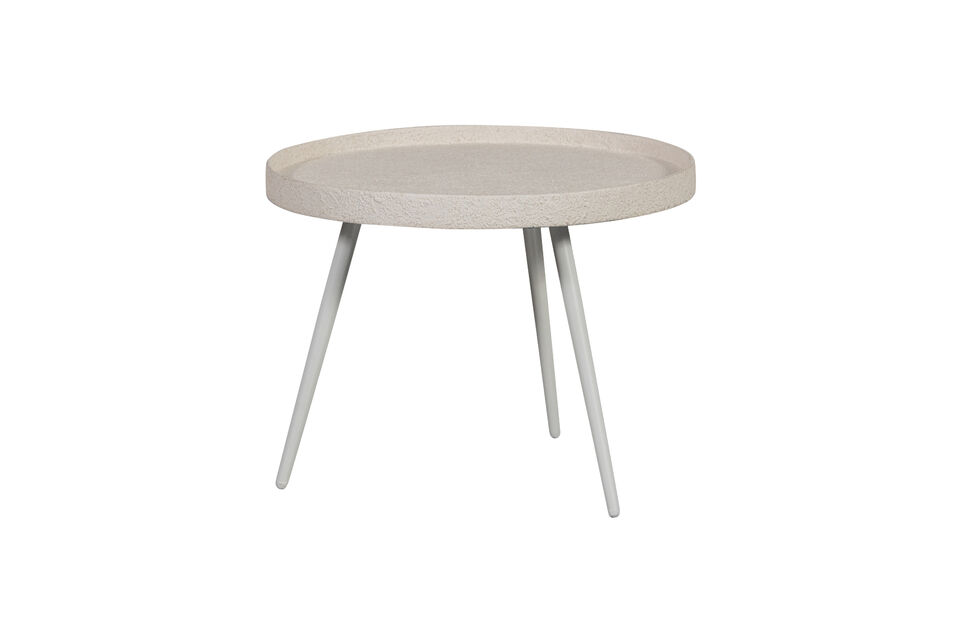 Side Table L Wood and Metal Natural BOUNDS Woood