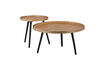 Miniature Side Table L Wood Natural MESA 4