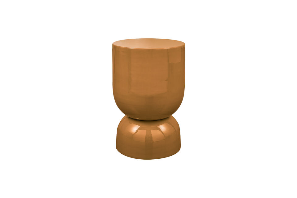 Side table metal orange HEKLA Woood