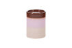 Miniature Side table Ø35x44 cm ceramic pink/brown Ollo 1