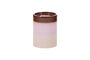 Miniature Side table Ø35x44 cm ceramic pink/brown Ollo Clipped