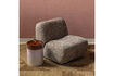 Miniature Side table Ø35x44 cm ceramic pink/brown Ollo 2