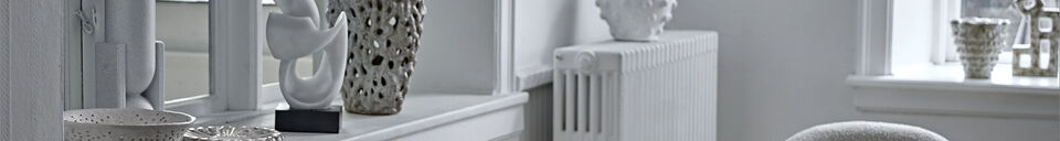Material Details Side Table Ø40 cm White Firwood Edith