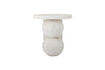 Miniature Side Table Ø46 cm White Resin Tally 7