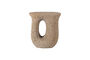 Miniature Side Table with Dots Beige Magnesium Oxide MOSON Clipped