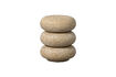 Miniature Side Table with Dots Magnesium Oxide Beige LAUREL 1