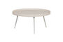 Miniature Side Table XL Wood and Metal Natural BOUNDS Clipped