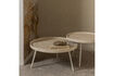 Miniature Side Table XL Wood and Metal Natural BOUNDS 2