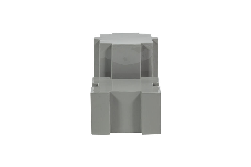 The set consists of two pieces, offering flexibility in decorating your space