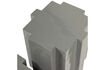Miniature Side tables set of 2 grey metal Jasmir 7