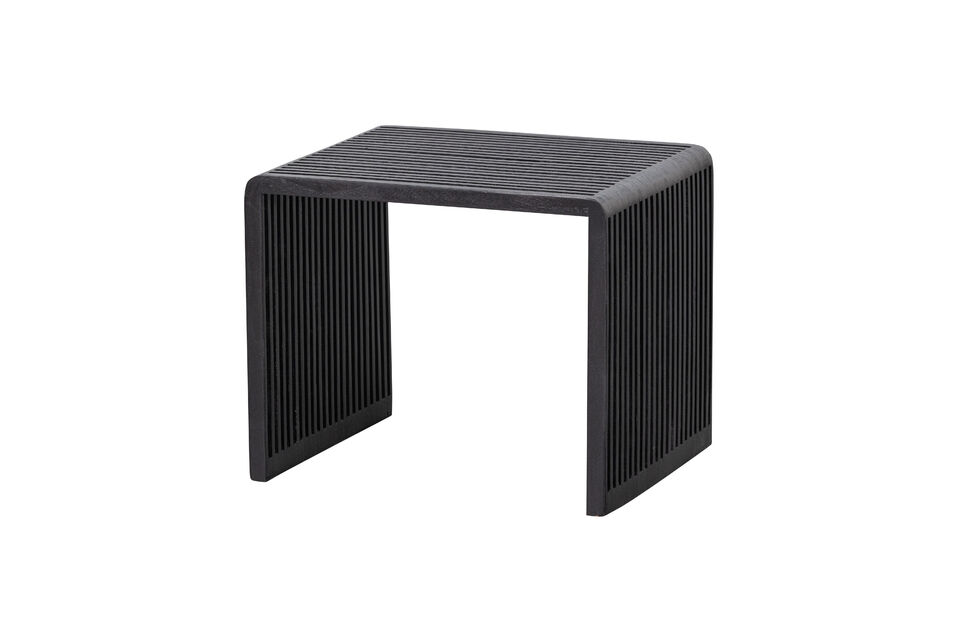 Teak wood itself has a dark brown/red color which looks very luxurious