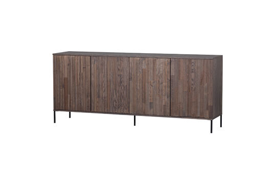 Sideboard 200 cm Ash Veneer Espresso New Gravure Clipped