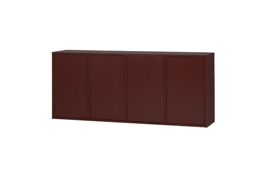 Sideboard 200 cm Kiefer Bordeauxrot Merel