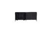 Miniature Sideboard 200 cm Pine Black New Gravure 5