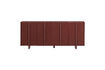 Miniature Sideboard 200 cm Pine Burgundy Basu 4