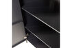 Miniature Sideboard 200 cm Pine Matt Black GUNNAR 8