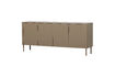Miniature Sideboard 200 cm Pine Mud GUNNAR 1