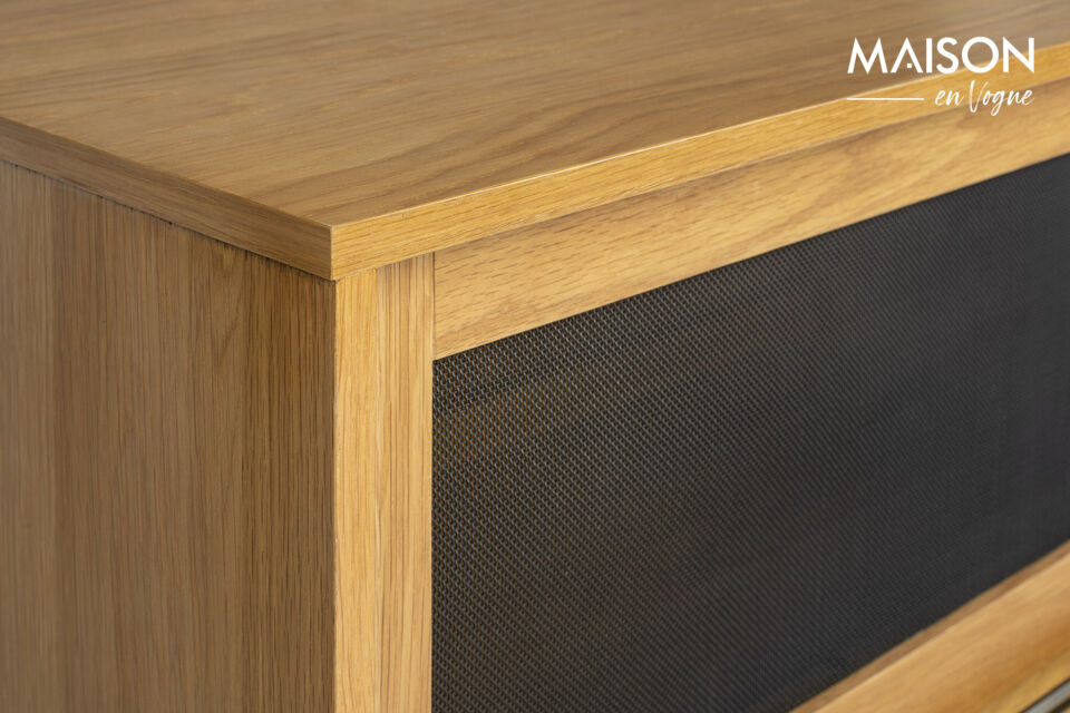 Sideboard aus beigem Holz Hardy - 8