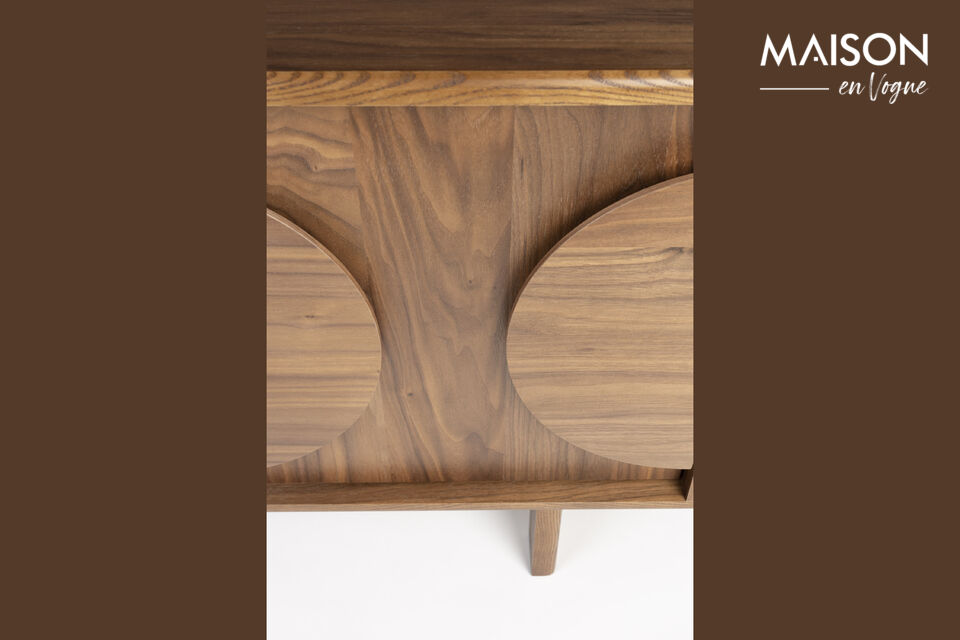 Sideboard aus braunem Holz Groove - 15