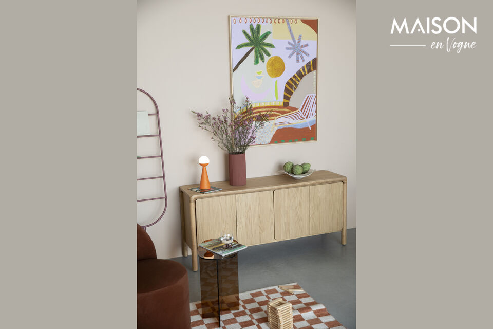Sideboard aus Eichenfurnier Natur Storm Zuiver