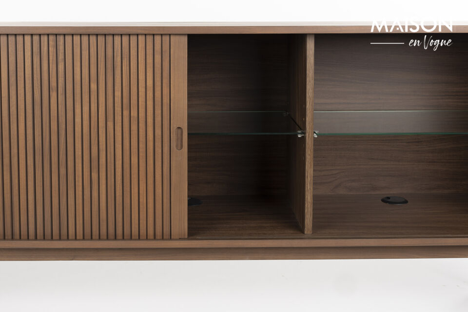 They all feature those beautiful sliding doors