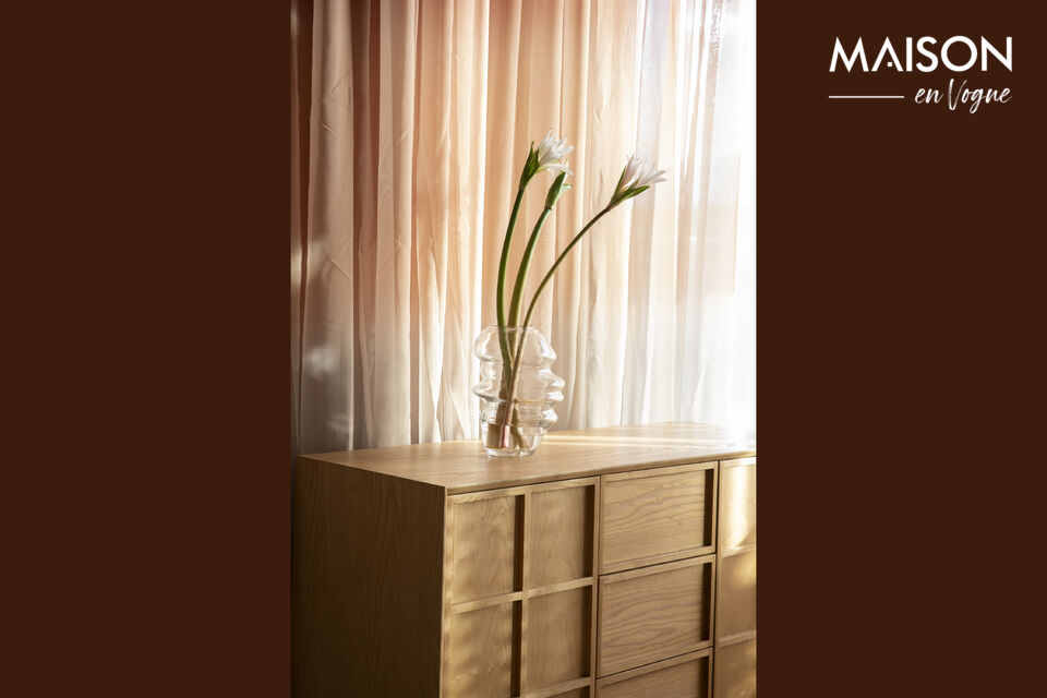 This creates an intriguing play of light and shadow