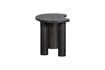 Miniatuur Sidetable/Bureau organisch 150x70cm MDF Donkerbruin MAAN 5